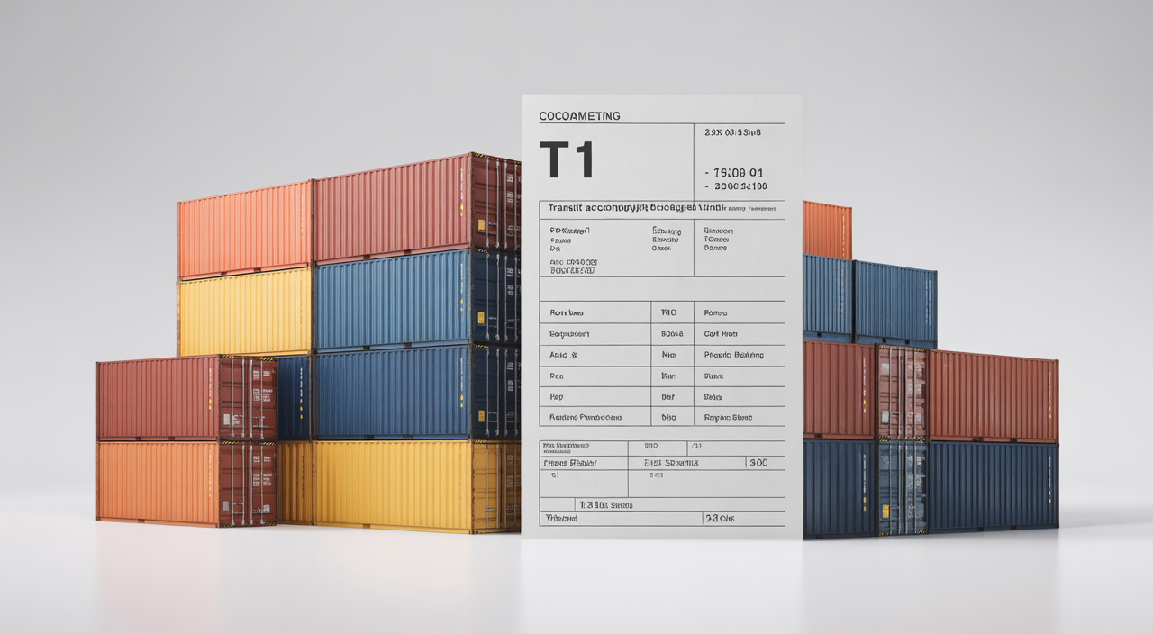 T1 transit certificate process for Indian exporters shipping goods to the European Union