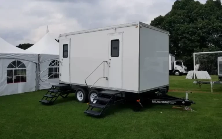 Upgrade To A Luxury Bathroom Trailer For Your Next Outing